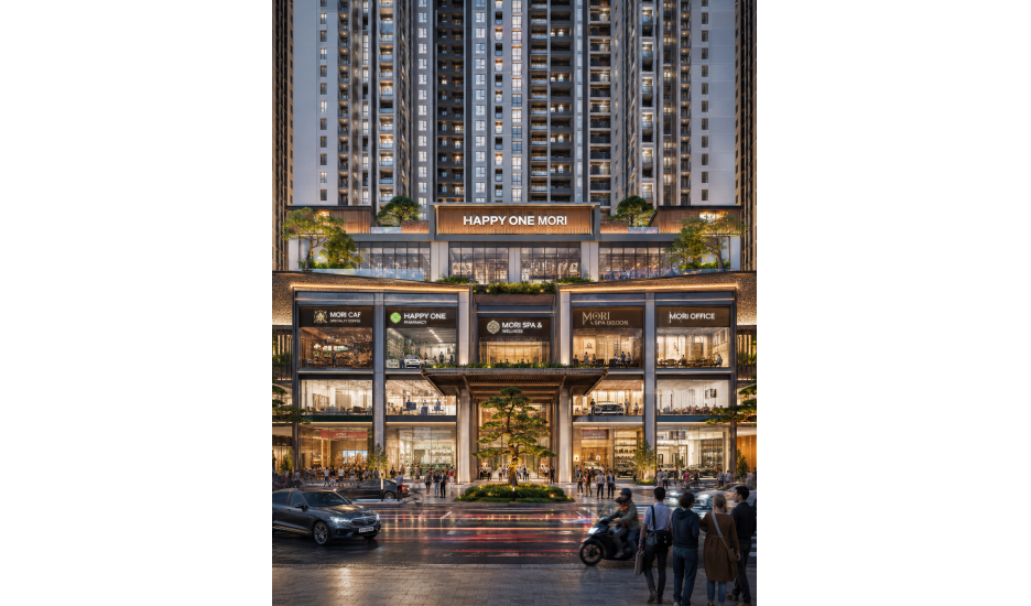 Bán shophouse 6 tỷ: nhận ngay 150tr ck 4% - chỉ 29 căn cho 1140 căn hộ Dự án Happy One Mori